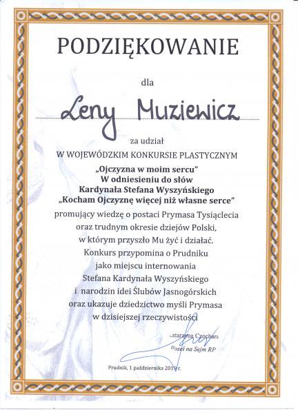 Podziękowania dla uczniów Publicznej Szkoły Podstawowej w Karłowicach 