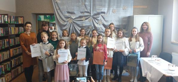 Gminny konkurs recytatorski - Zimowo i świątecznie w poezji